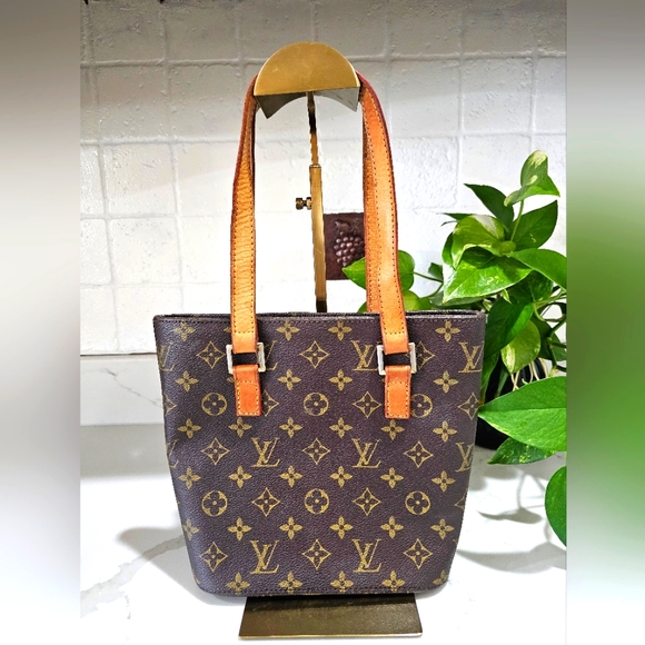 Louis Vuitton Brown and Tan Monogram Tote - Picture 1 of 11